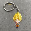 Son Goku Super Saiyan Saiyan Keychains Custom Dragon Ball Anime Car Accessories
