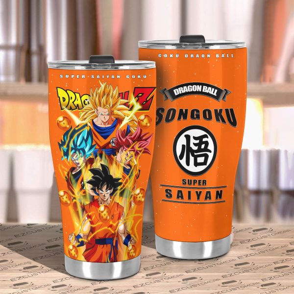 son goku travel mug ideal tumbler for your dragon ball collections unyh1