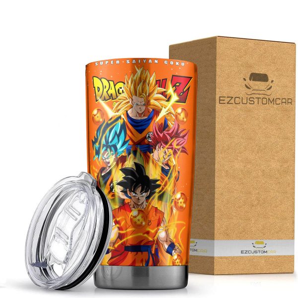 Son Goku Travel Mug – Ideal Tumbler for Your Dragon Ball Collections