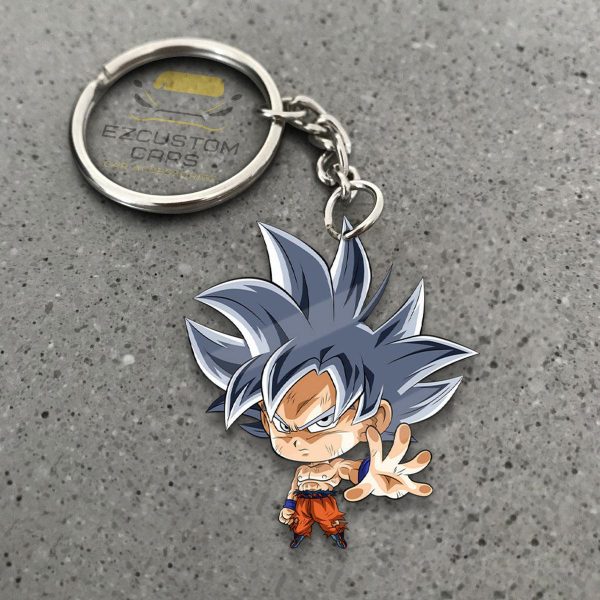Son Goku Ultra Instinct Keychains Custom Anime Dragon Ball Car Accessories Son Goku Ultra Instinct Keychains Custom Anime Dragon Ball Car Accessories