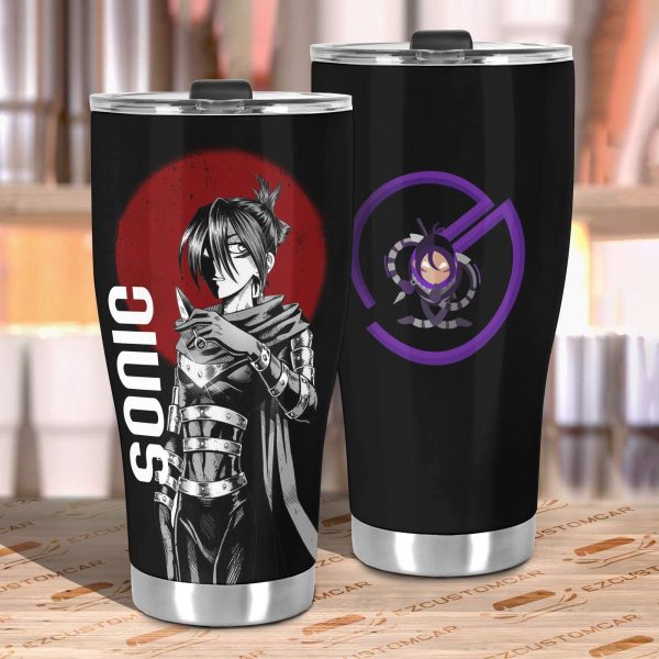 sonic car tumbler cup custom anime one punch man car accessories gemsm