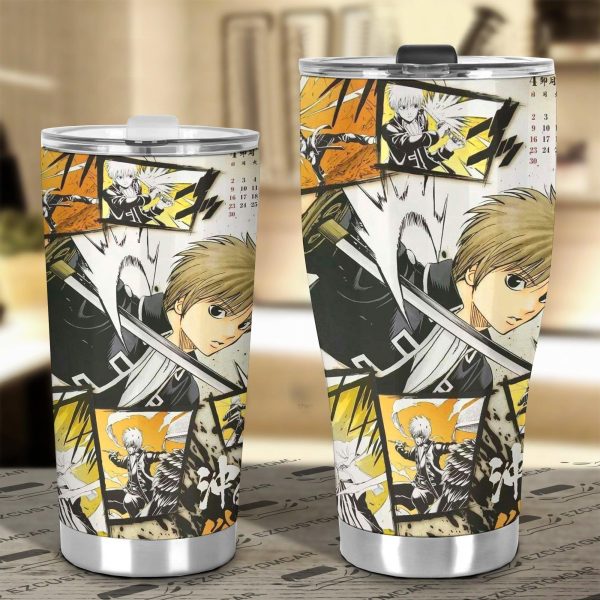 sougo okita gintama car tumbler cup anime car accessories mixed manga style yamn1