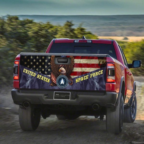 space force us military force truck tailgate decal cqpnt