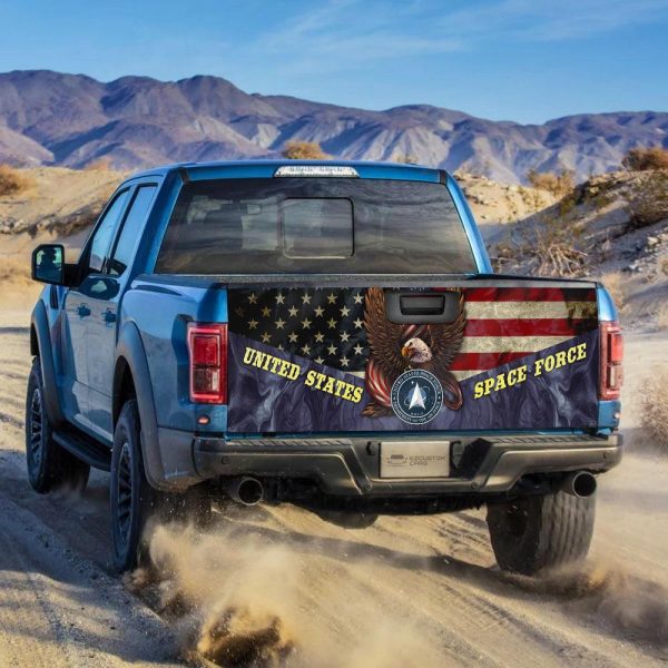 space force us military force truck tailgate decal dgika