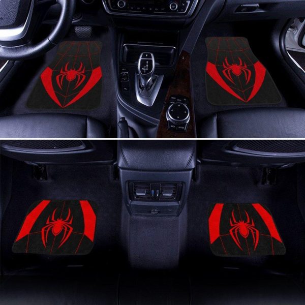 Spider Car Floor Mats Symbol Printed Car Decor