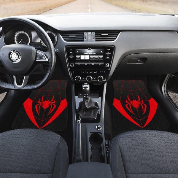 Spider Car Floor Mats Symbol Printed Car Decor