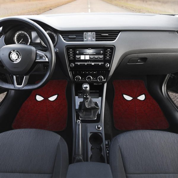Spider Car Floor Mats Symbol Printed Car Decor