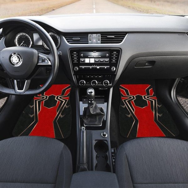 Spider Car Floor Mats Symbol Printed Car Decor
