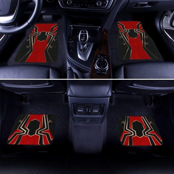 spider hero uniform car floor mats t4usg