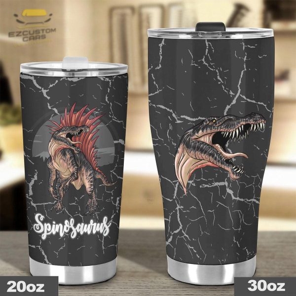 spinosaurus car accessories custom dinosaur car tumbler cup suogm
