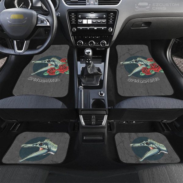 Spinosaurus Car Floor Mats Custom Dinosaur Car Accessories