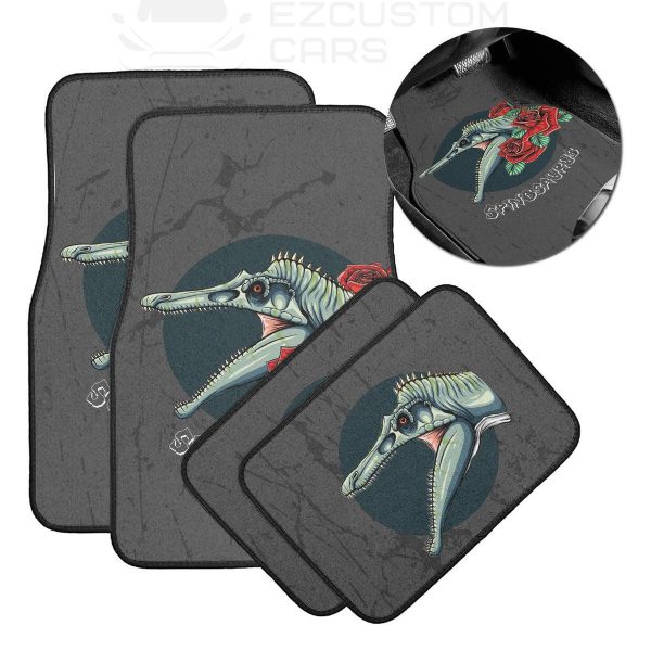 Spinosaurus Car Floor Mats Custom Dinosaur Car Accessories