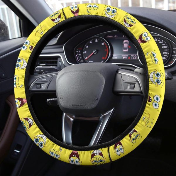 spongebob squarepants anime steering wheel cover gdvxe