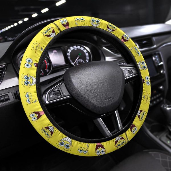 Spongebob Squarepants Anime Steering Wheel Cover