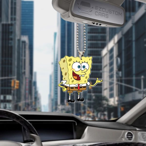 spongebob squarepants car accessories anime car ornament christmas gift u7rjm