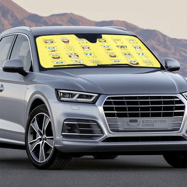 spongebob squarepants car sun shade kbsku