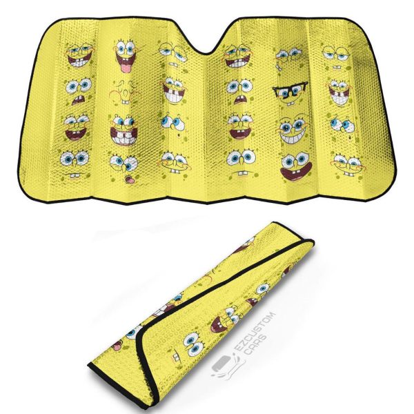 spongebob squarepants car sun shade uislf