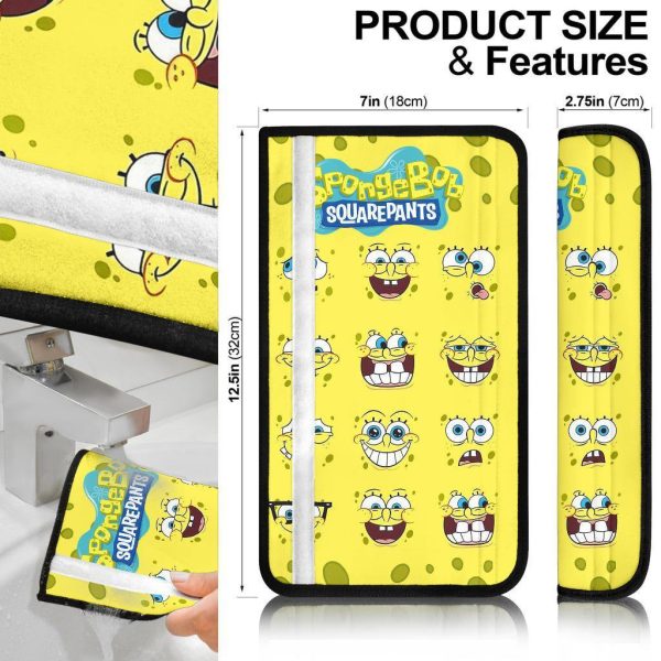 spongebob squarepants custom seat belt covers air5n