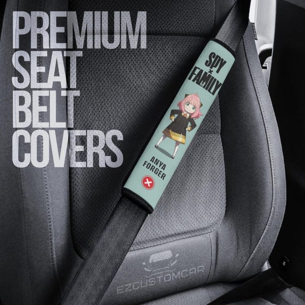Spy x Family Custom Car Seat Belt Covers – Perfect accessory for Anime fans!