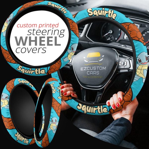 squirtle pokemon anime steering wheel cover wojmb