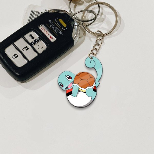 squirtle pokemon keychains ewvmv