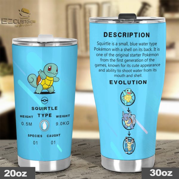 squirtle travel mug gift idea for pokemon fans qxgzk