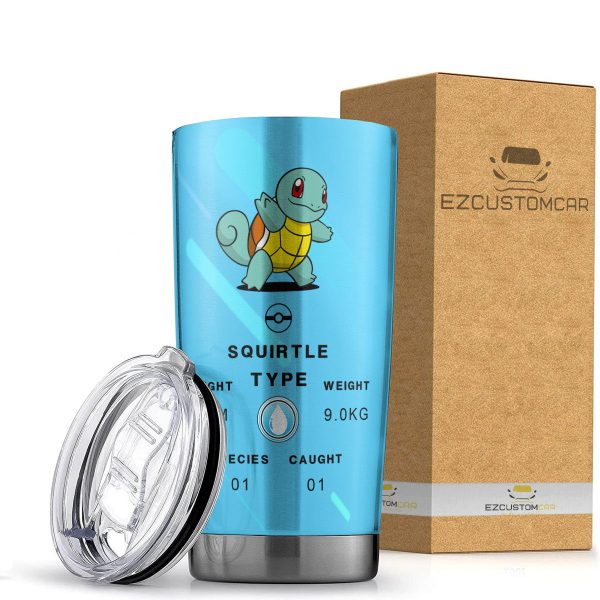 Squirtle Travel Mug – Ideal Tumbler for Your Pokemon Collections
