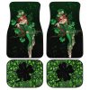 St. Patrick’s Lucky Skull Shamrock Car Floor Mats