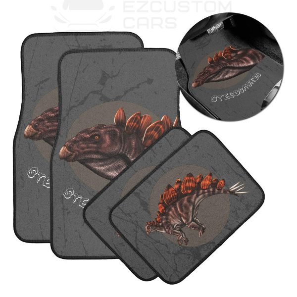 Stegosaurus Car Floor Mats Custom Dinosaur Car Accessories