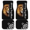 Strong Together Lion Car Floor Mats Custom Lion Car Accessories