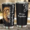 Strong Together Lion Car Tumbler Cup Custom Lion Car Accessories