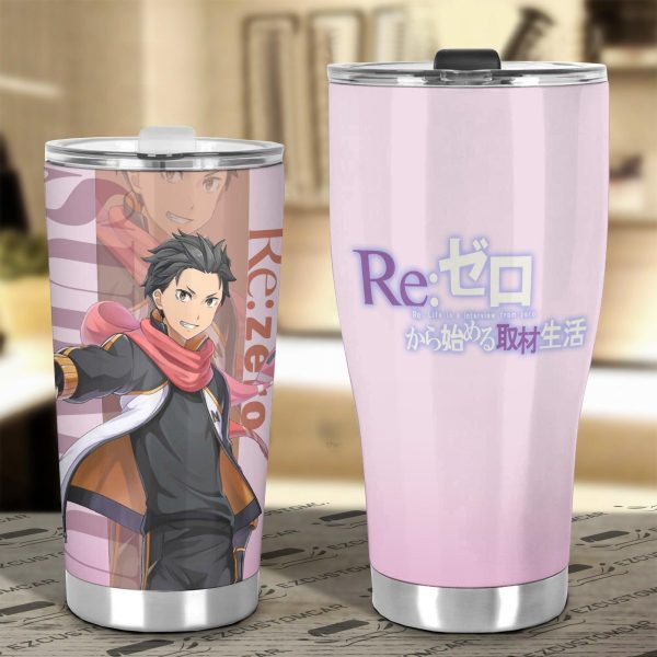 subaru re zero car tumbler cup custom anime rezero car accessories lynlj