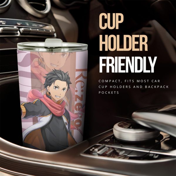 subaru re zero car tumbler cup custom anime rezero car accessories x123h