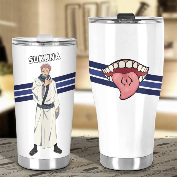 sukuna car tumbler cup custom anime jujutsu kaisen car accessories exoah