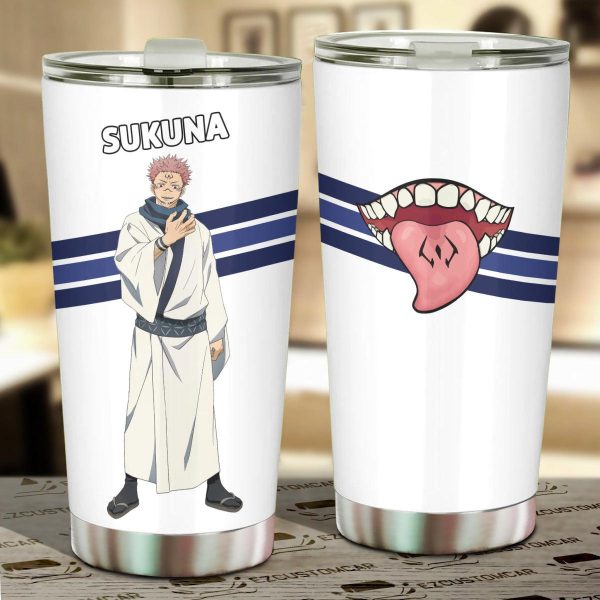 Sukuna Custom Jujutsu Kaisen Anime Car Tumblers Cup Car Accessories