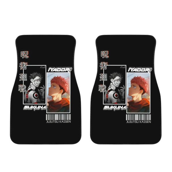 sukuna custom jujutsu kaise anime car floor mats 2osmt