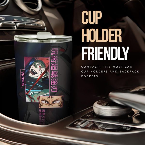 sukuna custom jujutsu kaisen anime car tumblers cup car accessories 2li2l