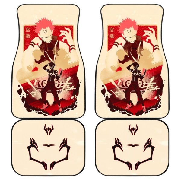 Sukuna Jujutsu Kaisen Anime Car Floor Mats