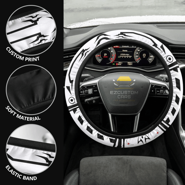 sukuna ryomen car accessories custom jujutsu kaisen anime steering wheel cover hocbv