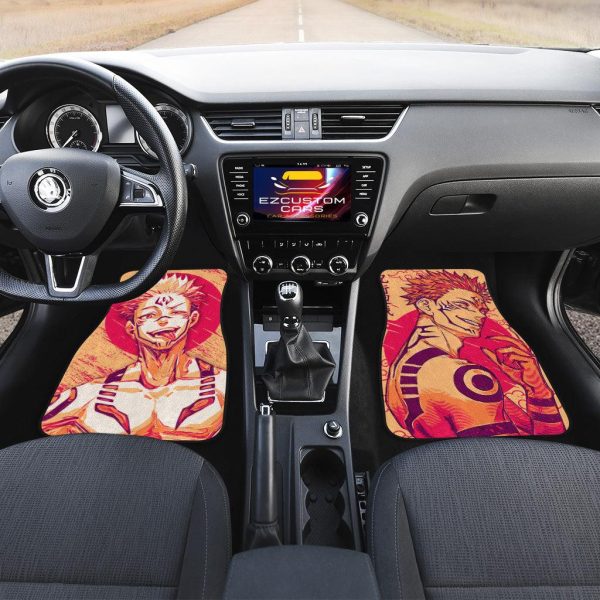 sukuna ryomen jujutsu kaisen car floor mats oa9qf