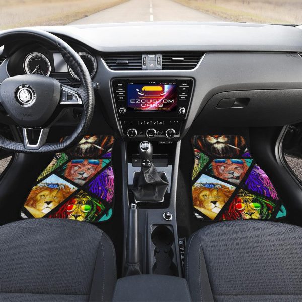 summer lion car floor mats custom lion car accessories gepbd
