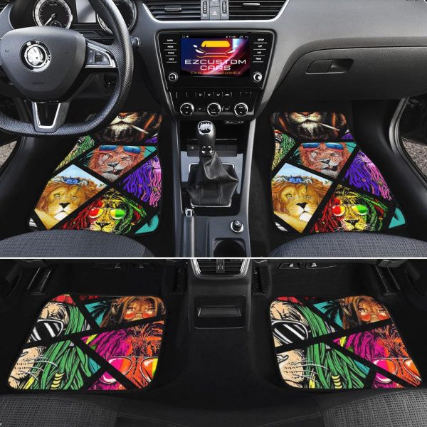 summer lion car floor mats custom lion car accessories s4uoa