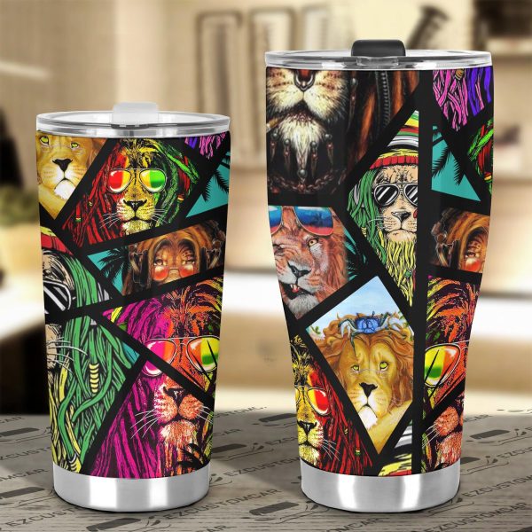 summer lion car tumbler cup custom lion car accessories jqqk9