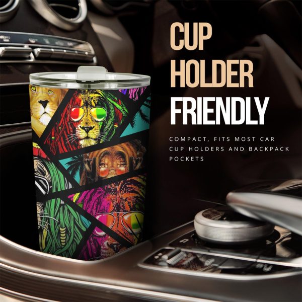 summer lion car tumbler cup custom lion car accessories xq5rf