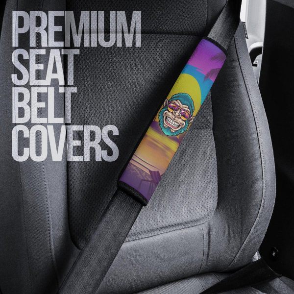 summer monkey seat belt covers custom animal car accessories 9bsgh