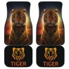 Sunset Tiger Car Floor Mats Custom Tiger Car Accessories