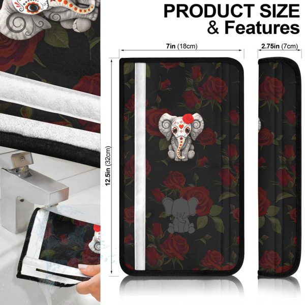 super cute elephant seat belt covers custom elephant car accessories jm2cy