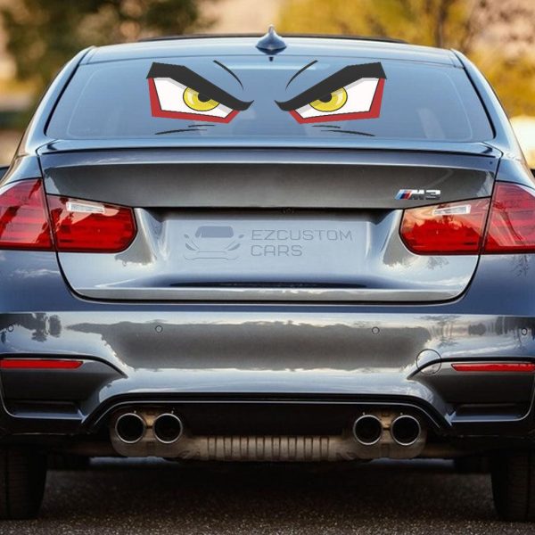 super saiyan 4 eyes car sticker custom anime dragon ball z car accessories 4g5ye