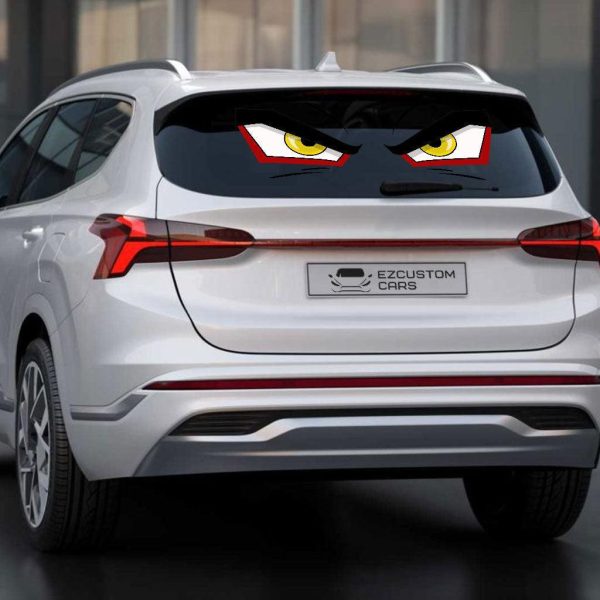 Super Saiyan 4 Eyes Car Sticker Custom Anime Dragon Ball Z Car Accessories