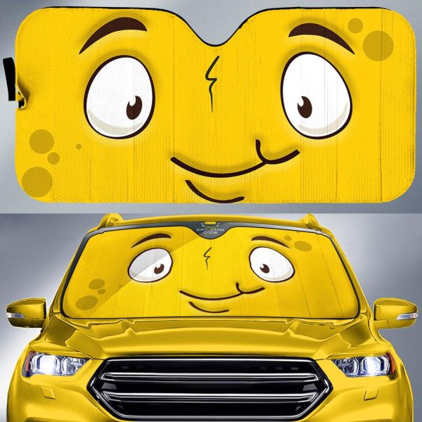surprise cartoon eyes car sun shade custom car accessories b5thq